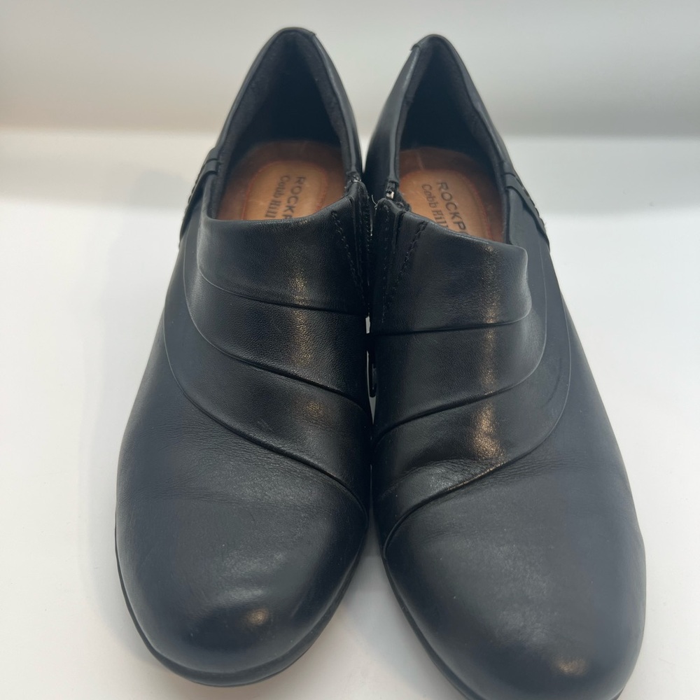 Rockport Women's Black Leather Shoes size 8M Cobb Hill Collections